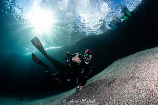 Divers Underwater in Dahab Diving