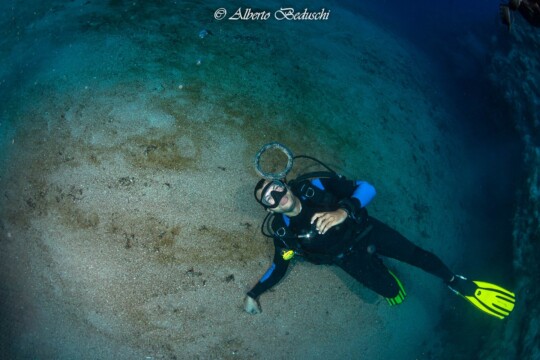 Divers Underwater in Dahab Diving