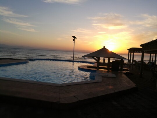 Dahab Dyarna Hotel Pool at Night