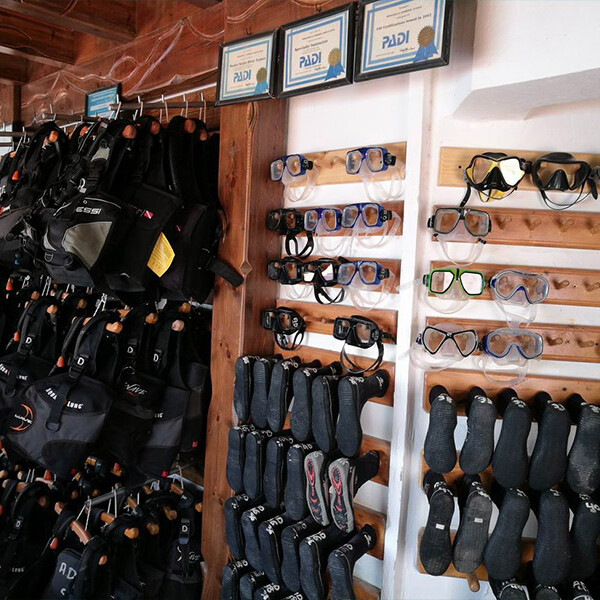Dive Center Equipment