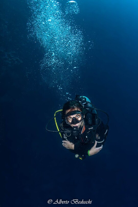 Divers Underwater in Dahab Diving
